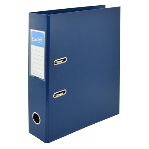 Insert 70mm Lever Arch File A4 PVC Bantex Blue